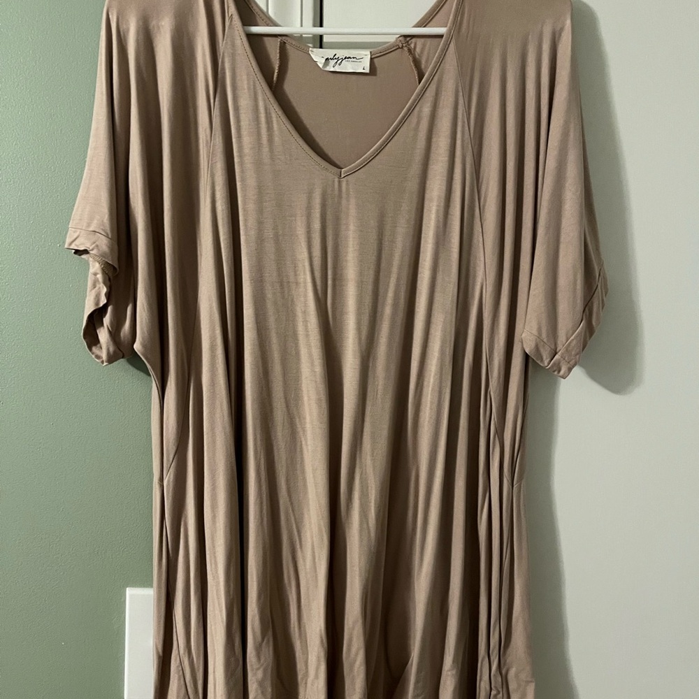 Carly Jean Los Angeles V Neck Shirt